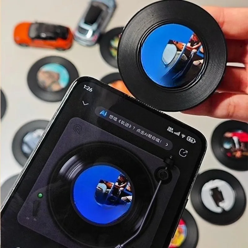 DIY NFC Keychains Vinyl Record Chip Sticker Pendant Custom Photo Peripheral Concert CD Keyrings Handmade Music Decoration Gift