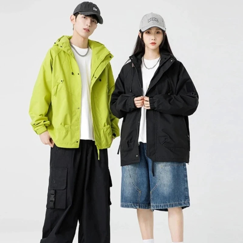 

New Unisex Outdoor Waterproof Jacket for Men Windbreaker Coat Autumn Men's Hiking Camping Windproof Jackets Men Women Clothing