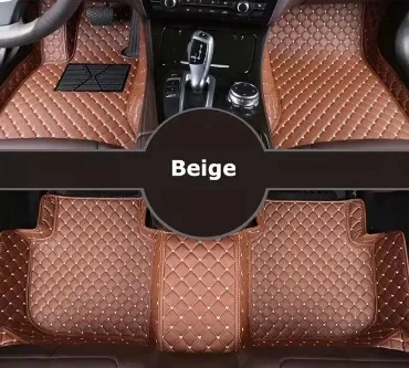 Customized For Infiniti Q50 personalized luxury leather all-weather waterproof anti slip car floor mats image 4