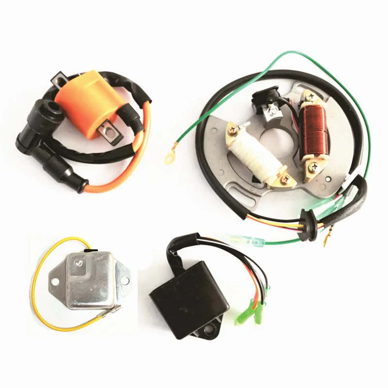 Stator Generator  + CDI Box + Ignition Coil + Regulator Rectifier Voltage for Yamaha Blaster 200 YFS200 1990-2002 ATV