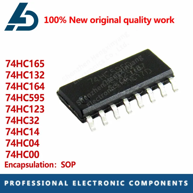 SMD 74HC595 74HC165 74HC164 74HC164 74HC132 74HC123 74HC32 74HC14 74HC04 74HC00 SOP