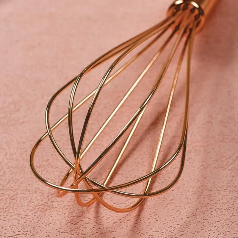 Versatile Hand Whisk Wire Whip For Preparing Creams Doughs And Dressings With Convenient Hanging Hole for Easy Storage 