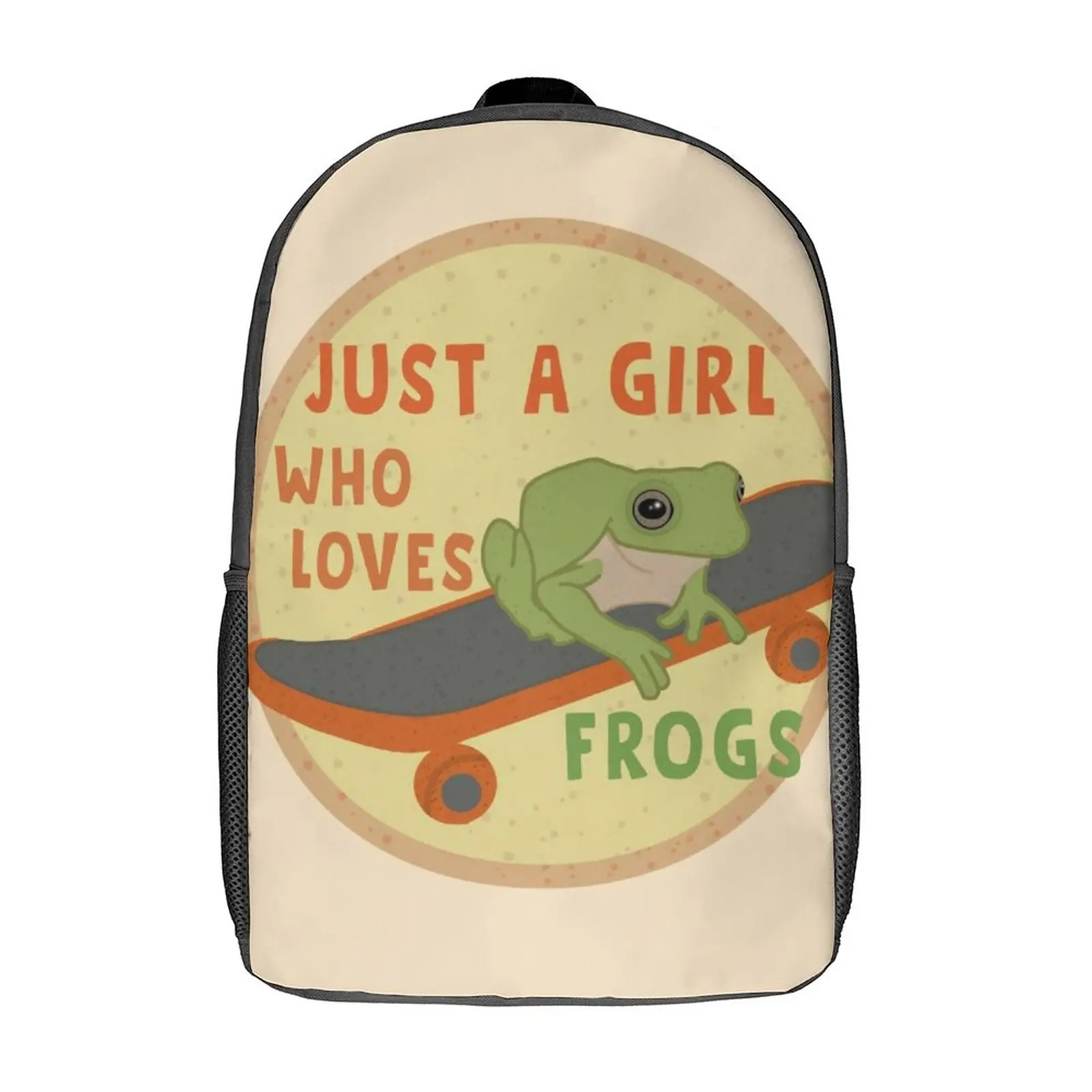 Animal Frog Printing Backpack Children School Bags for Teenagers Boys Girls Backpacks Laptop School Bags Modern Kids Book Bags