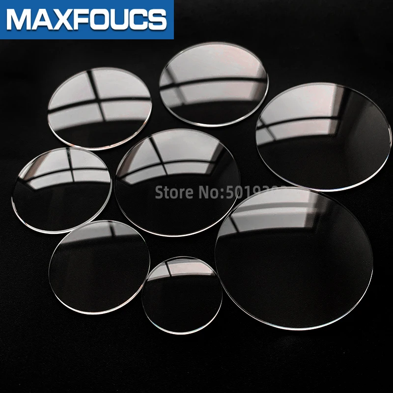 4pcs 18mm 18.5mm 19mm 19.5mmx1.2mm Sapphire Crystal For Watch Flat Round Transparent 1.2mm Thick Glass Replacement Parts