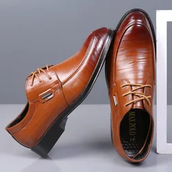 2023 Handcrafted Mens Oxford Shoes Genuine Calfskin Leather Brogue Dress Shoes Classic Business Formal Shoes Man