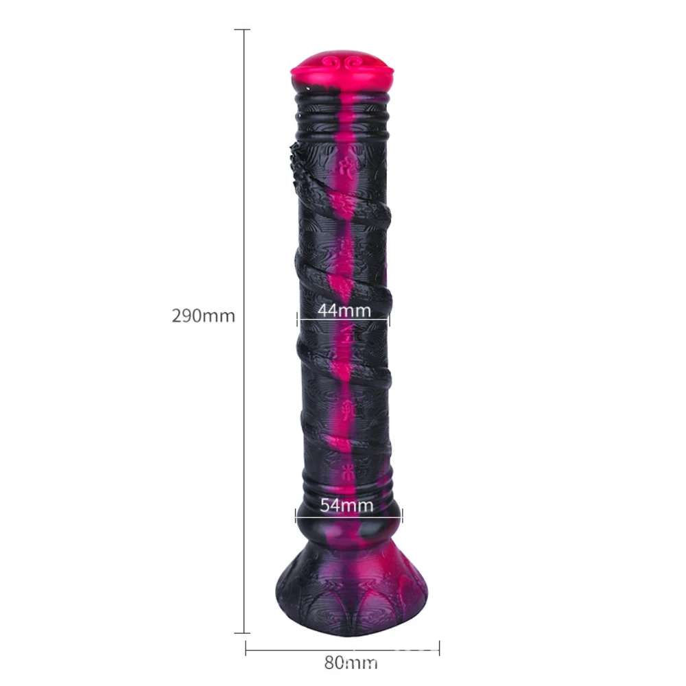 11.4in Anal Plug Dildo Soft Silicone Suction Cup Butt Thick Long Penis Vaginal Dilator Adult Sex Toys for Man Male Masturbation