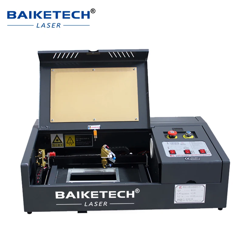 CO2 الليزر حفارة 40/50 واط CO2 آلة الحفر بالليزر 30*20 سنتيمتر أدوات القطع للخشب والجلود النجارة USB دعم CorelDraw