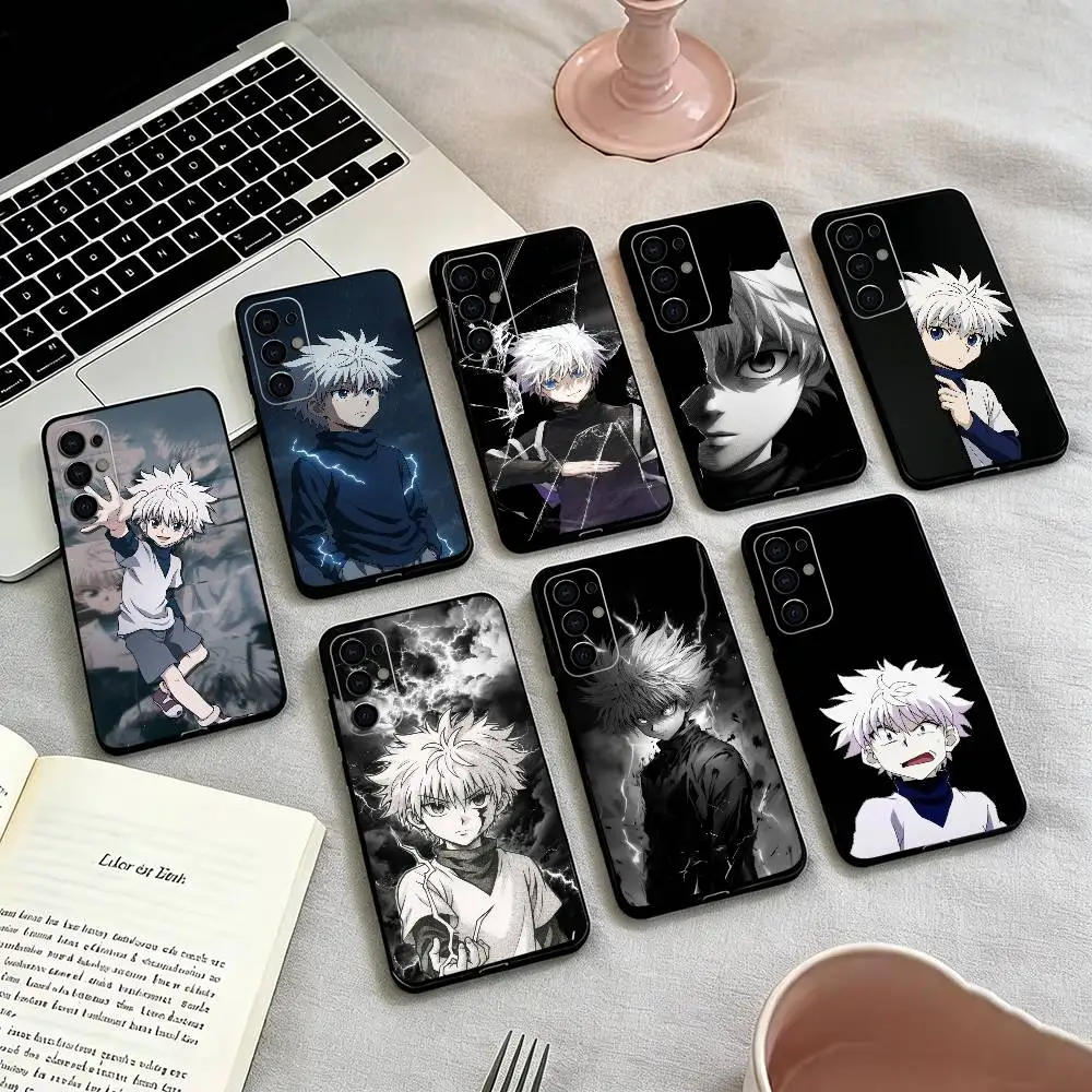 Killua HXH-h  X Hunter Phone Case For Samsung S25,S24,S21,S22,S23,S30,Ultra,S20,Plus,Fe,Lite,Note,10,Black Cover