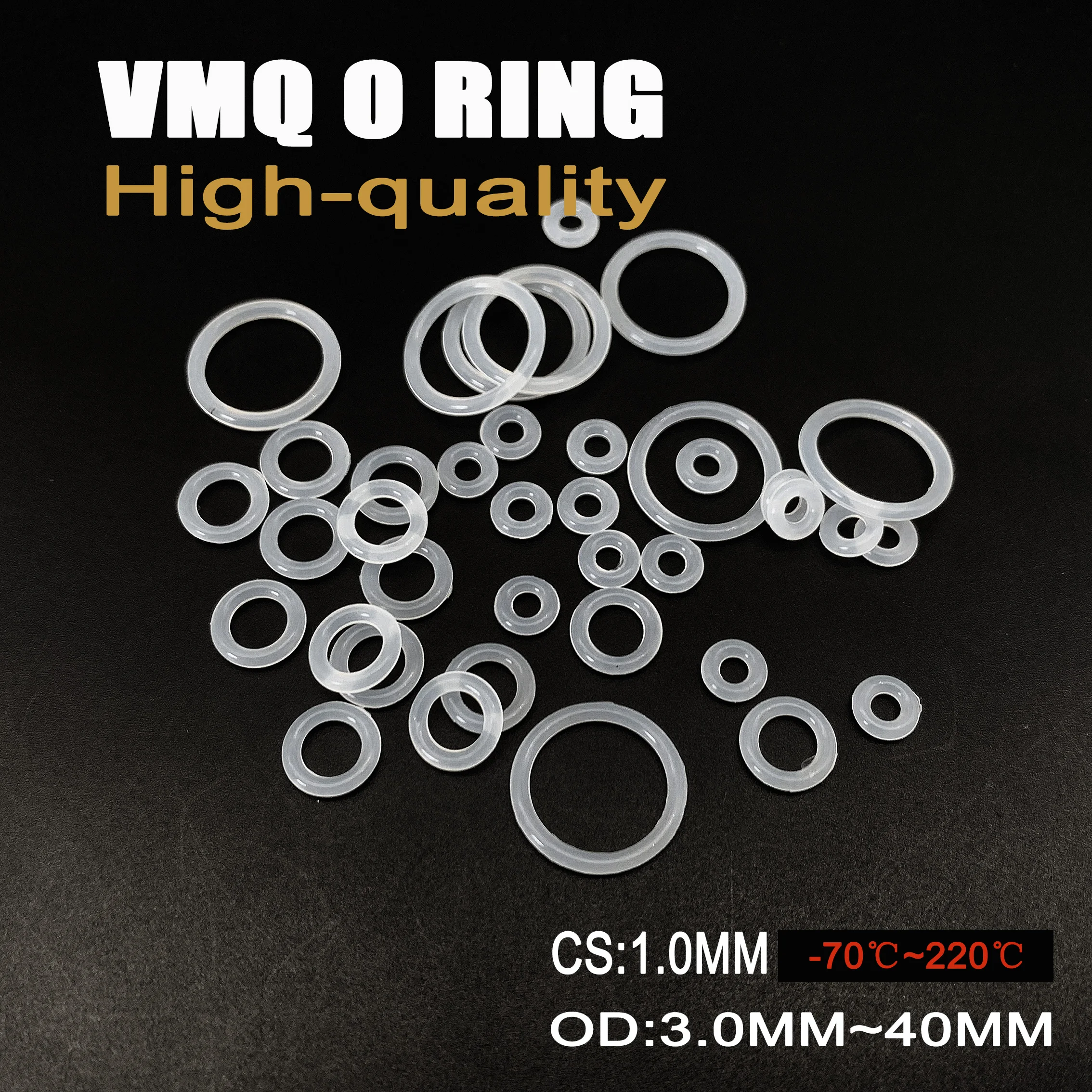 10/50Pcs White Vmq …