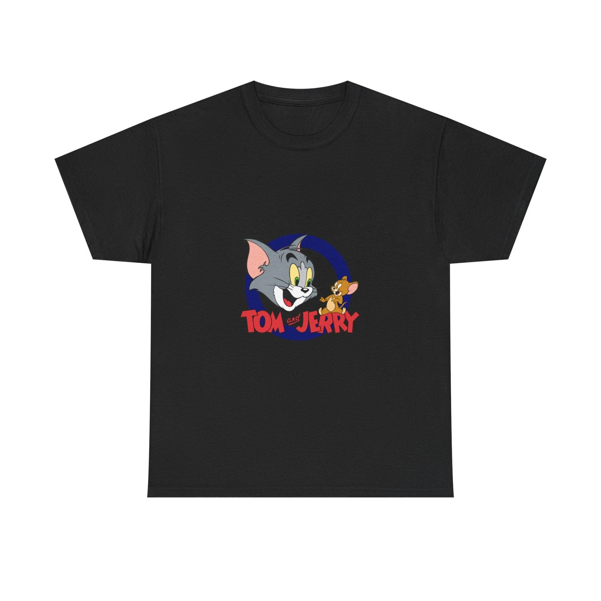 

Tom and Jerry Graphic Printing Summer Autumn Winter Cotton Men's and Women's T-shirts Short Sleeves Luxury Outdoor Sports Brand