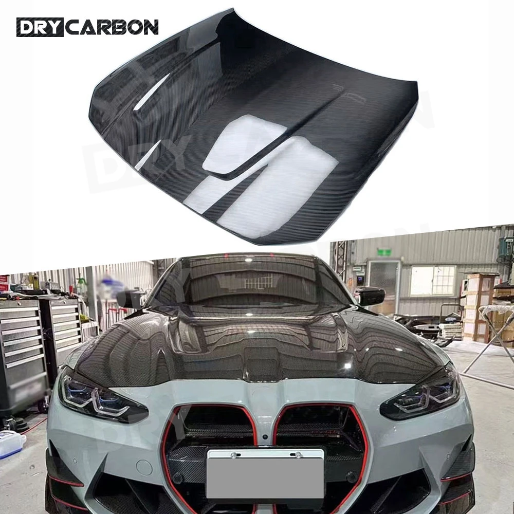

Carbon Fiber Front Engine Bonnet Hood Vents for BMW G80 M3 G82 G83 M4 2021+ Engine Hood Trim Cap Body Kit Accessories
