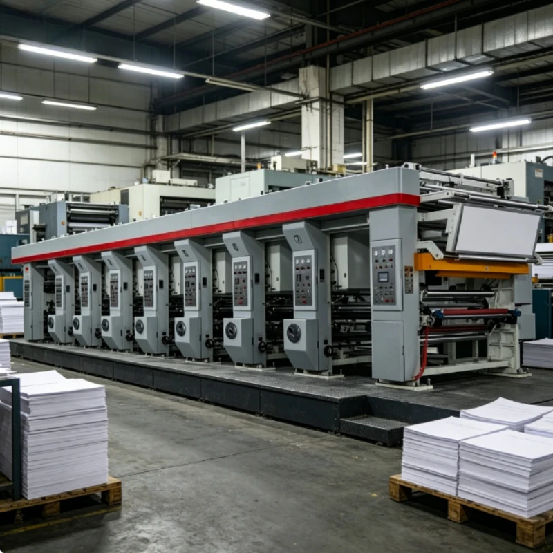 Customized Rotogravure Printing Machine High Speed Automatic Multi Color Roll Foil Roll Paper Roll  Mechanical Paper Printer