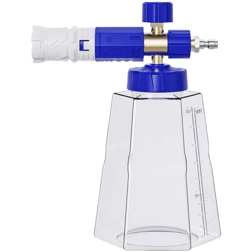 High Pressure Foam Sprayer 4000PSI 1/4 Quick Connect Aluminum Alloy Foam Sprayer Garden Power Tool Accessories For Outdoor Garde