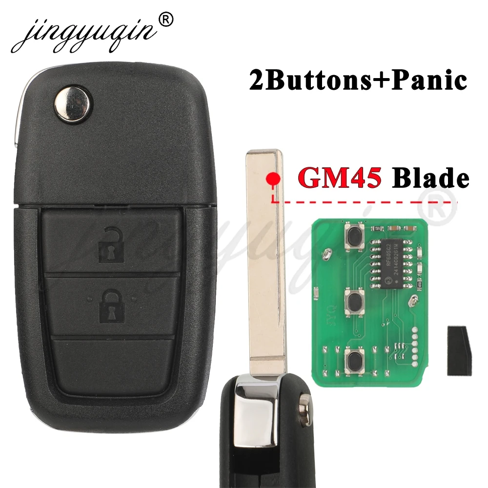 Jingyuqin 315/433MHz ID46 الوجه مفتاح السيارة عن بعد لشروليه كابريس لومينا هولدن كومودور VE 2006-2013