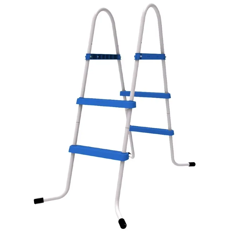 29R143 Escalera para piscina de 2 escalones Escalera para piscina de plástico, altura para piscina hasta 84 cm