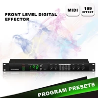 Procesador de audio digital híbrido eco reverberación digital multiefectos 199 efectos de sonido preestablecidos elevación procesamiento de sonido