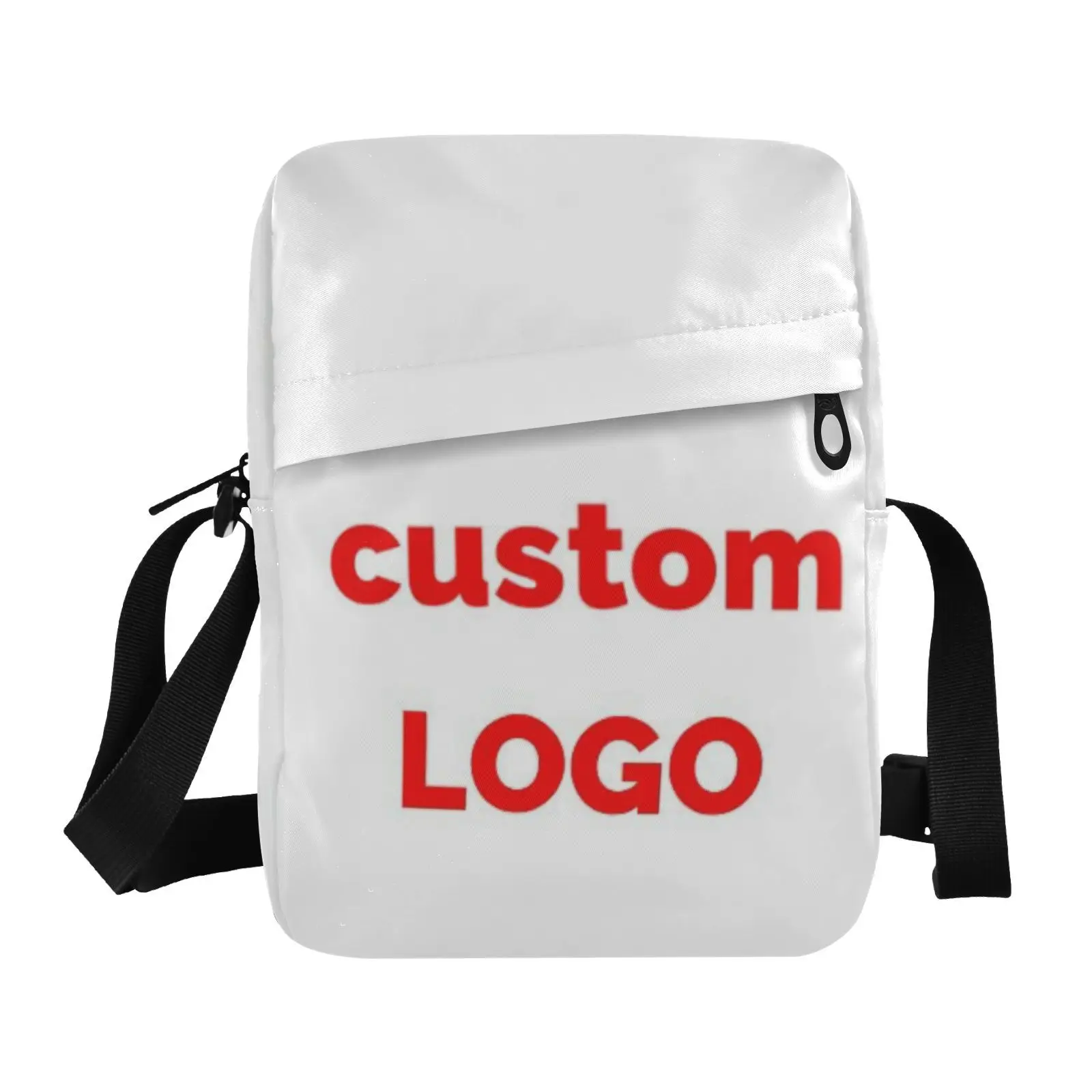 Fashion Men's Shoulder Bag Customized logo printing Handbag Easy Travel Crossbody Bag Quality Small Messenger Bag