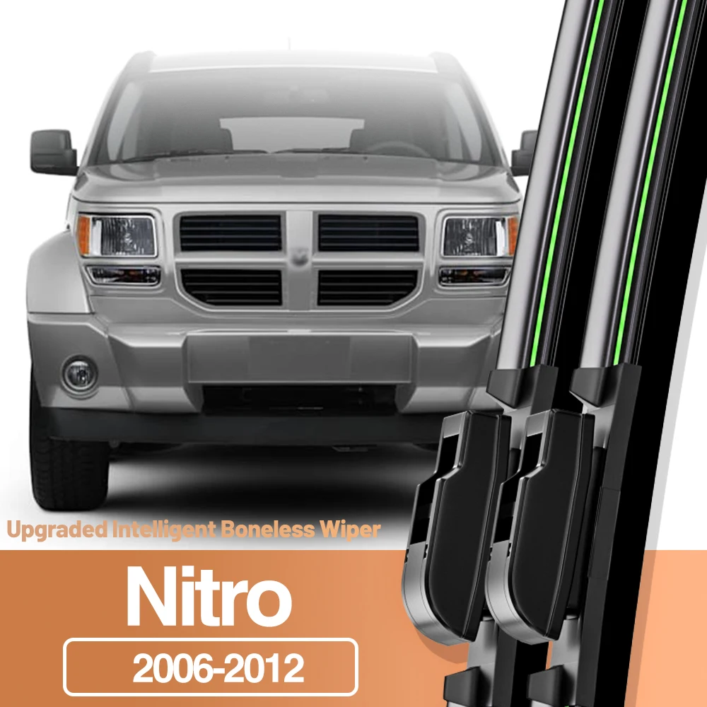 

2pcs For Dodge Nitro 2006-2012 Front Windshield Wiper Blades Windscreen Window Accessories 2007 2008 2009 2010 2011