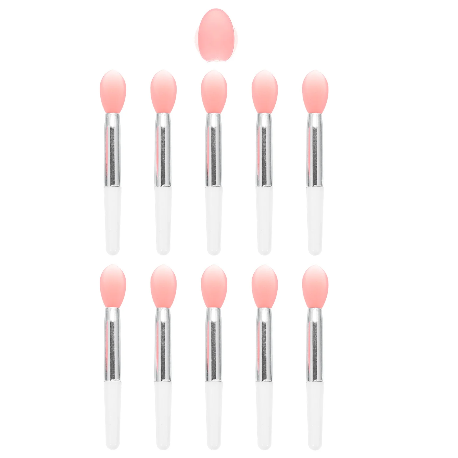 1Set Silicone Lipstick Brush Set Fine Applicator for Lip Mask Lip Balm Cosmetics Makeup Tool Lipstick Brush Tool