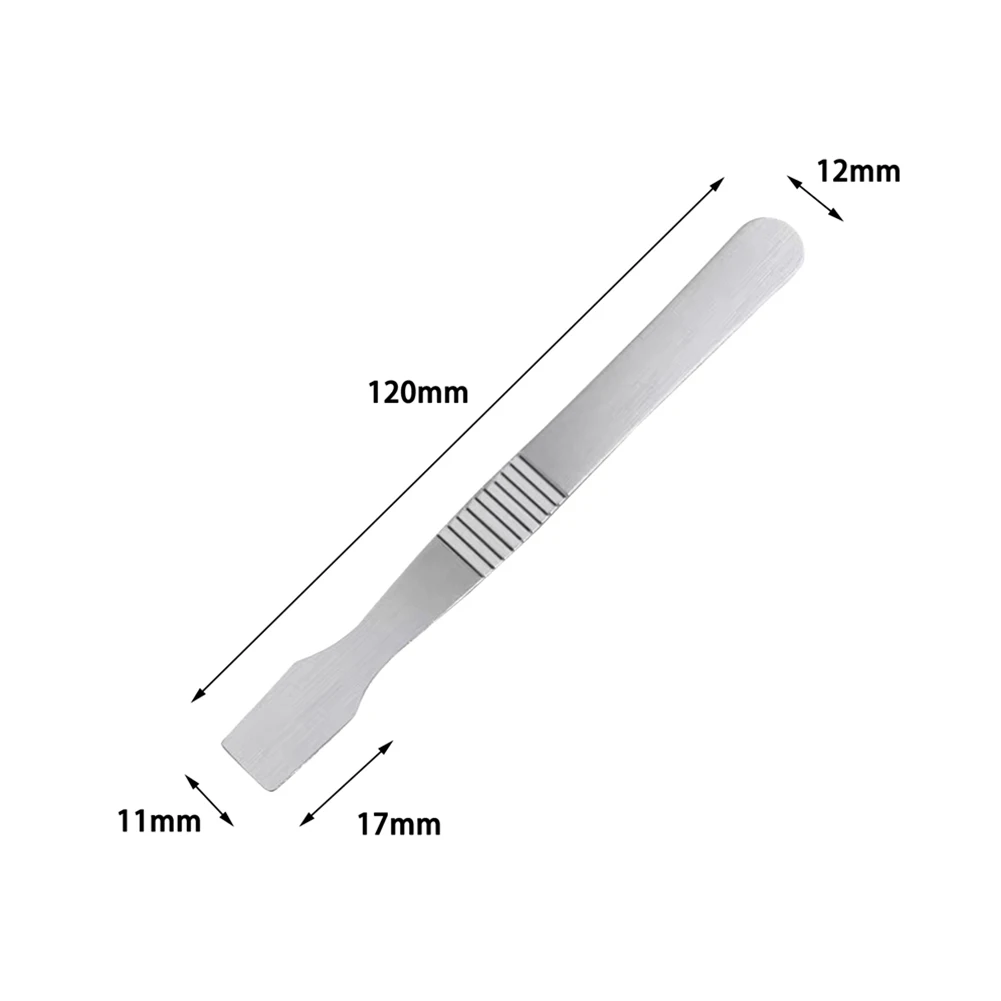 5Pc Metal Spudger Disassemble Crowbar Phone Repair Tool 120x11mm Stainless Steel Solding Paste Spudger For Electronic Repair