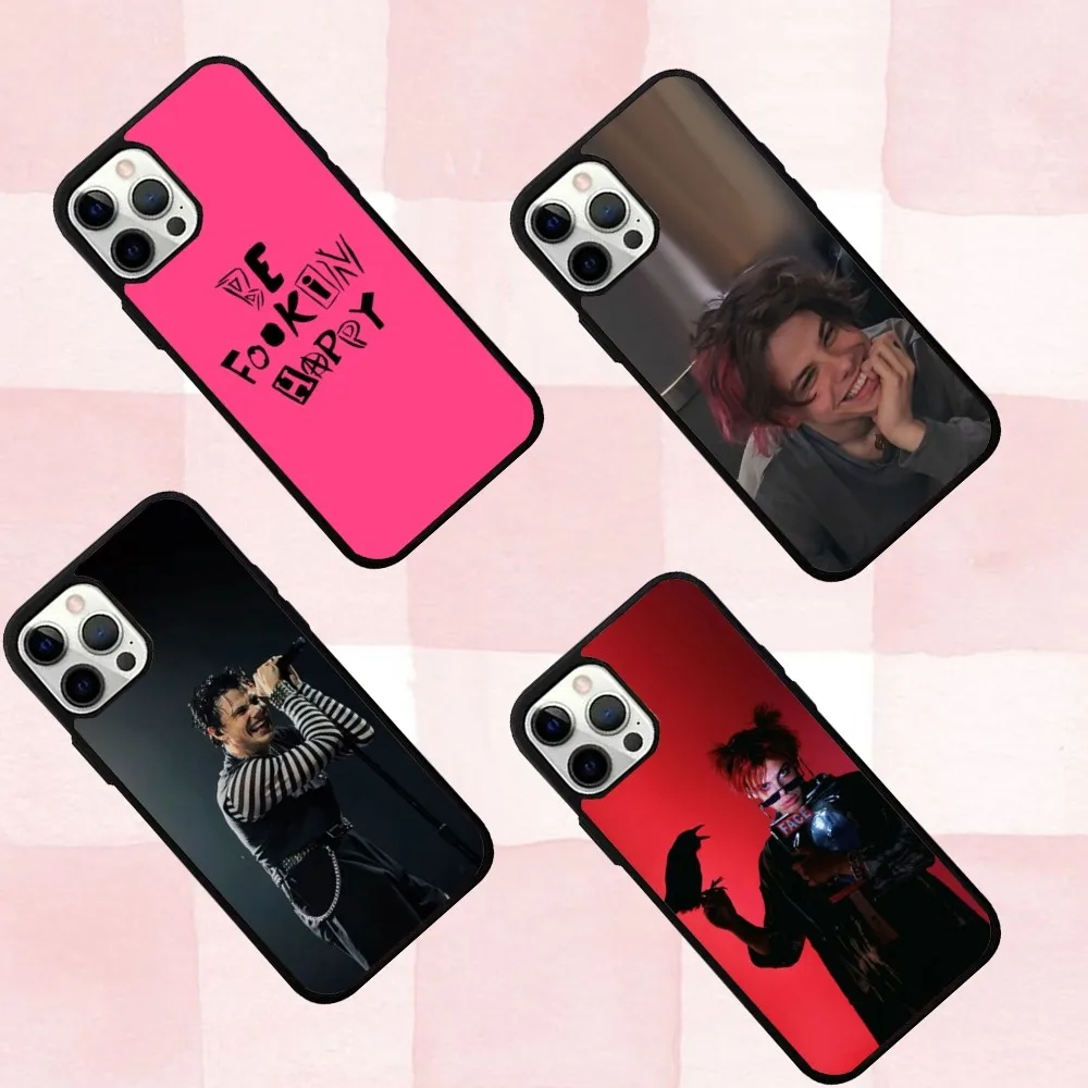 

Y-Yungbluds Singer YB-B Phone Case For IPhone 16,se4,15,Pro,Max,Case 14,Plus,13,12,11 Magesafe Magnetic Wireless Charge Cover