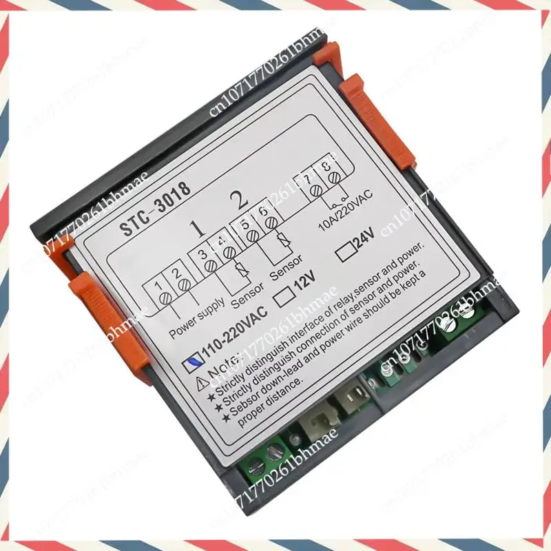 

-A21Z STC-3018 двойной цифровой регулятор температуры, терморегулятор с двумя релейными выходами, термостат с нагревателем, охладителем