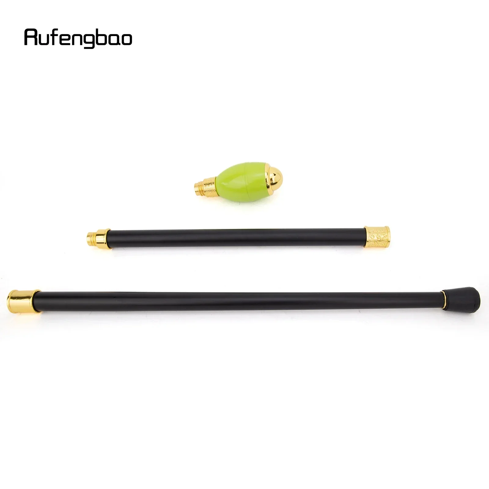 Grüne Kugel Silber Gehstock Mode Dekorativer Gehstock Gentleman Elegant Cosplay Cane Crosier 90cm