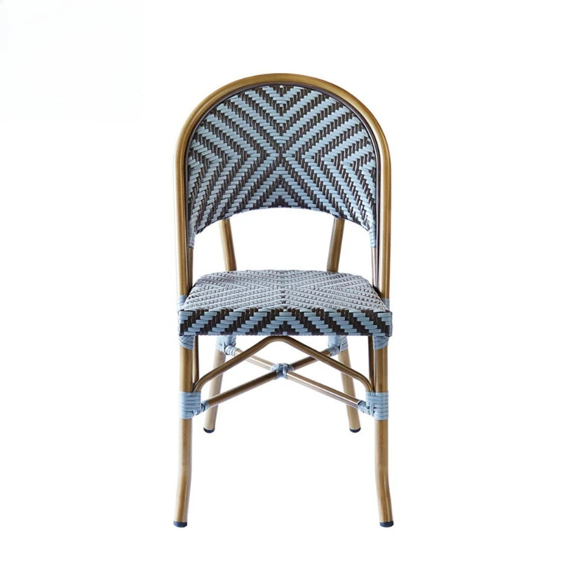 

French Outdoor Rattan Chair Hotel Restaurant B & B Cafe Garden Outdoor Sun