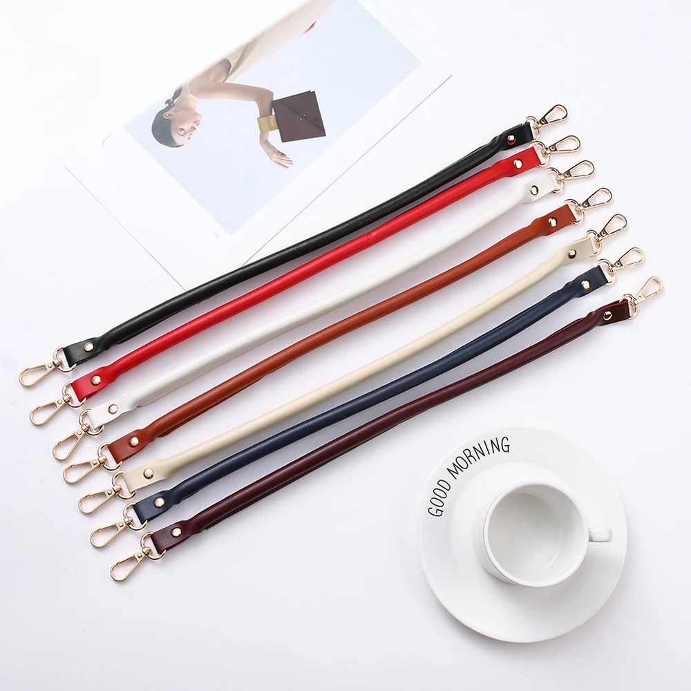 48CM Replacement Shoulder Straps Convenient DIY Bag Accessories All-match PU Leather Bag Straps Multi-color Simple Bag Straps