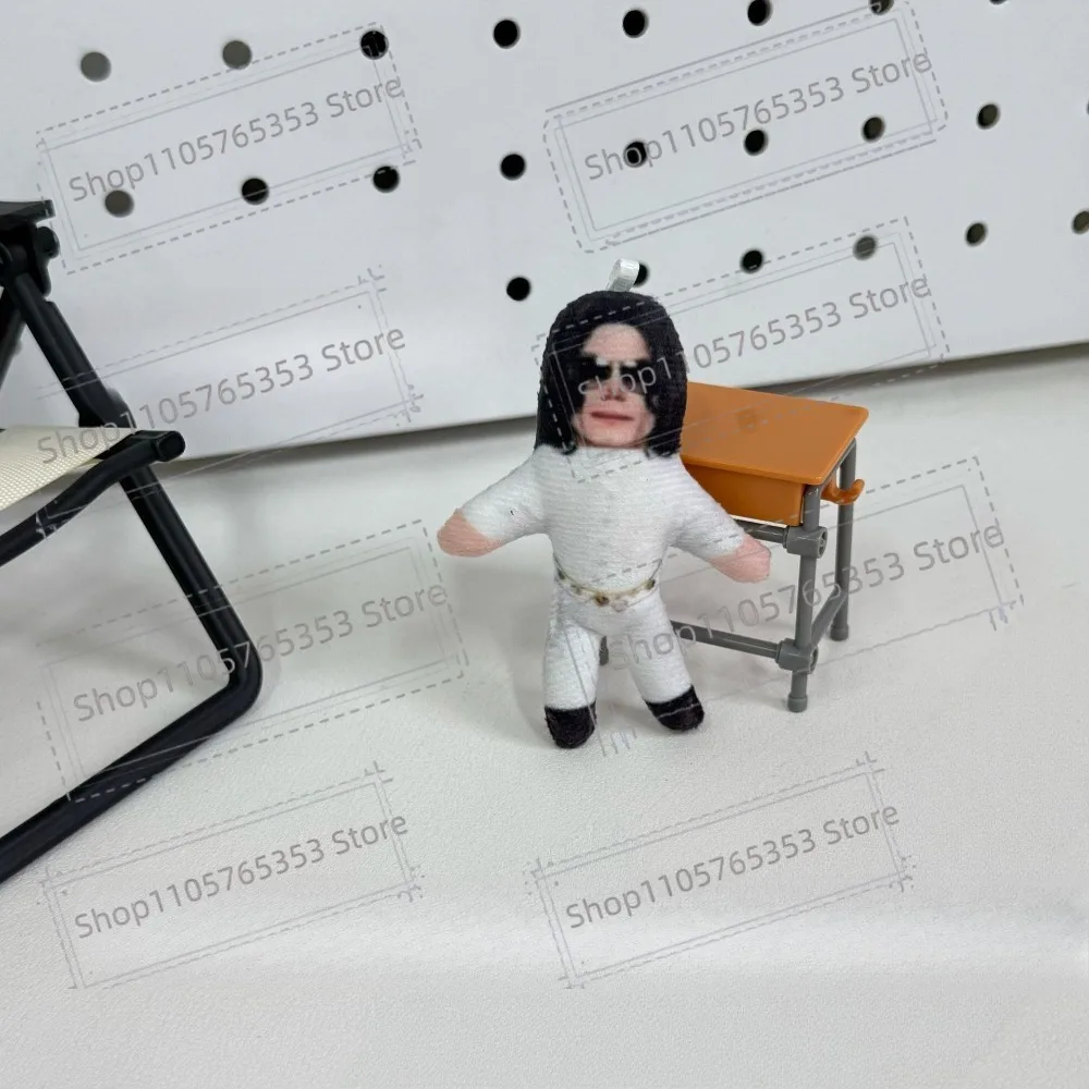 New 6 Style 10cm Michael Jackson Cosplay Prop Doll Plush Stuffed Figure Dolls Room Decoration Abstract Joint Mobility Props Gift - view 6