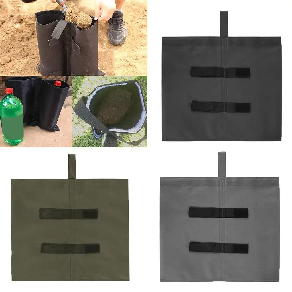 Canopy Weight Bags for up Tent, Leg Weights Sand Bags with Belt for Instant Outdoor Sun Shelters Sandbag Weighted Feet Bag