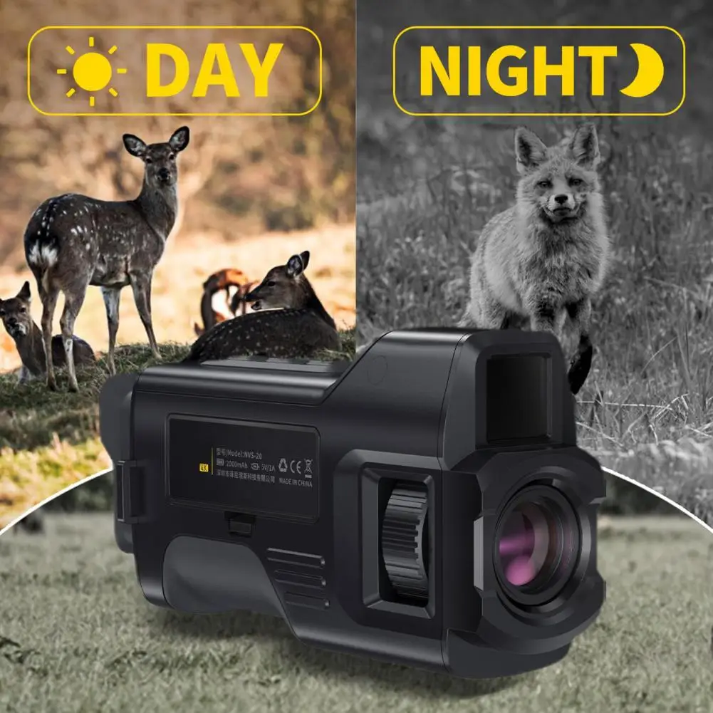 Night Vision Camera Digital Infrared Night Vision Monocular 6X Zoom Full HD 4K Video Camera For Camping  Scenery Wholesale