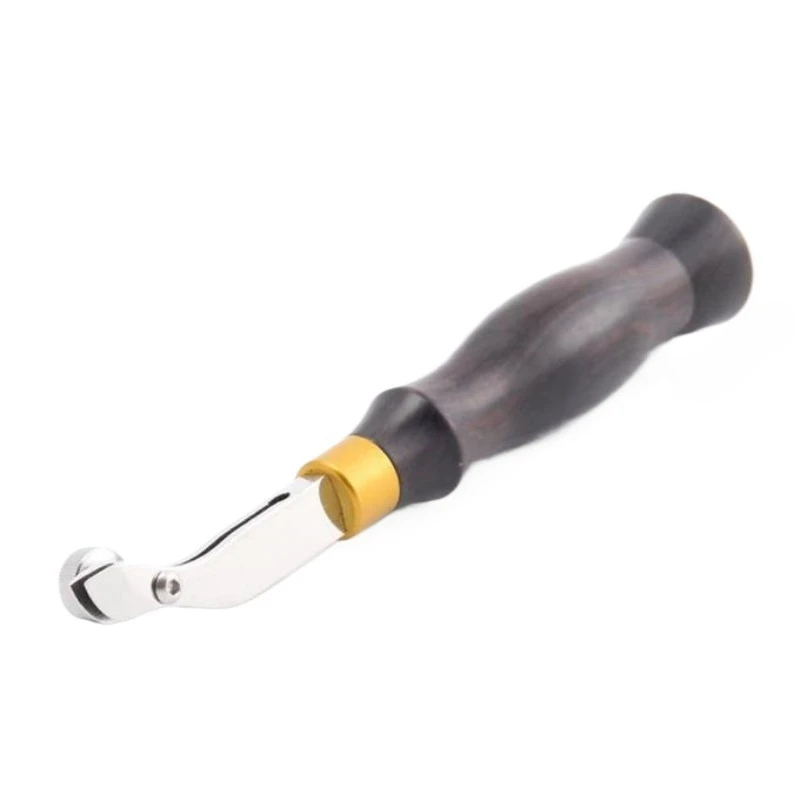 For Adjustable Edge Scribe, Red Sandalwood Handle Groove Press Groove Twist , Scribe I Handmade Leather Art Leather