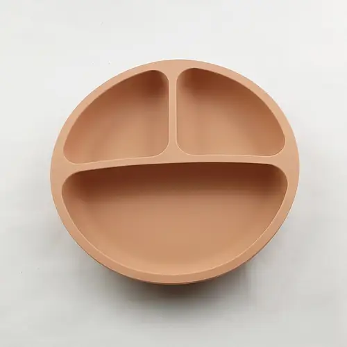 Baby Safe Silicone Dining Plate Suction Cartoon Children Dishes Feeding Toddler Training Tableware Retro Kids Smile Face Bowl - Image 7