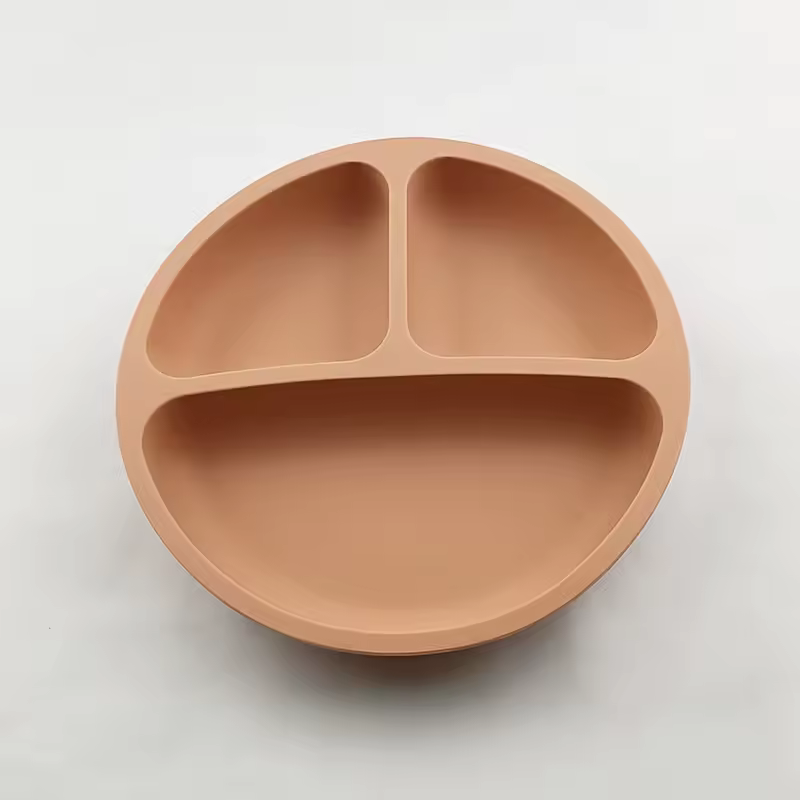 Baby Safe Silicone Dining Plate Suction Cartoon Children Dishes Feeding Toddler Training Tableware Retro Kids Smile Face Bowl - Image 7