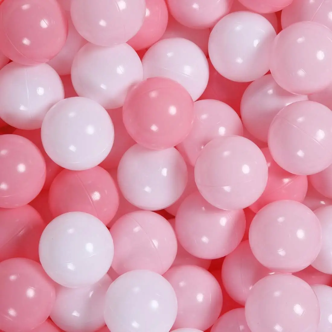 Bola poço bolas para crianças crianças bolas de plástico para bola-pino cercadinho piscina bebê pastel festa decoração rosa 50 pçs bolas