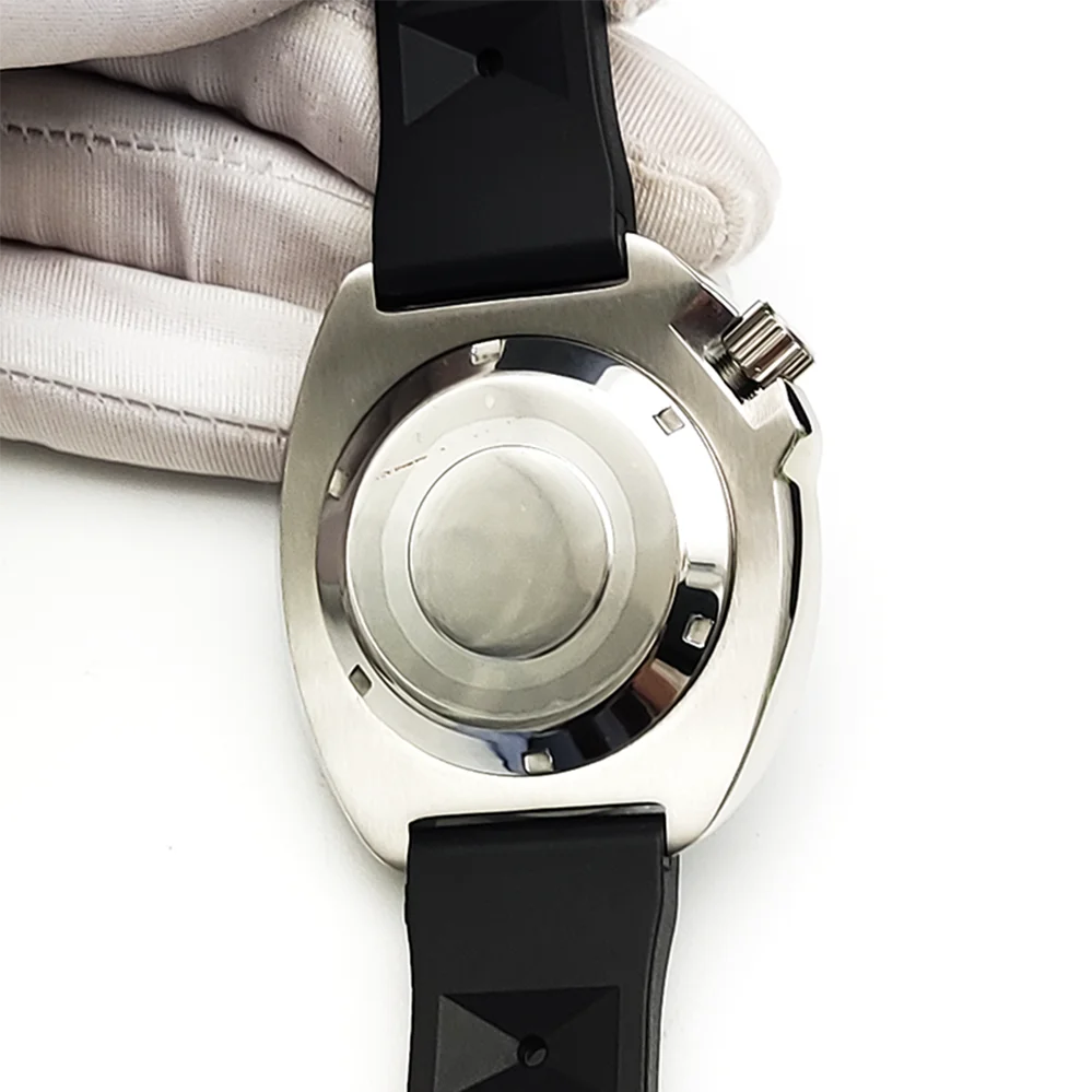 Men's Automatic Mechanical Watch, Water Resistant, Casual, Sport, Stainless Steel Case, Luminous Dial, 44mm, Sapphire Ceramic