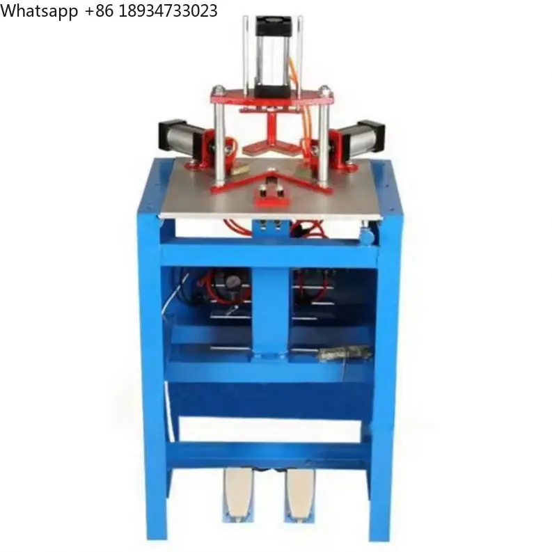 Fully Automatic Pneumatic Wood Frame Nailing Machine With Photo & Picture Frame Corner Cutting Feature Woodworking Industry