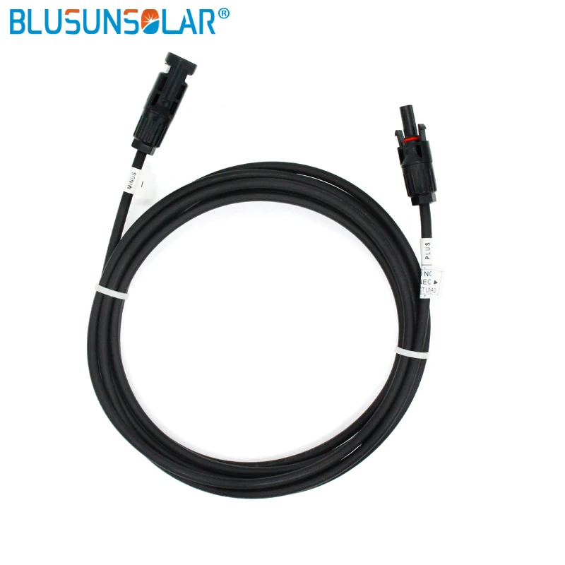 

1 PCS Hot Sale Solar PV Connector with 3 Meters 6mm2 (10AWG) Extension Cable for Solar Panel with Male/ Female Connector