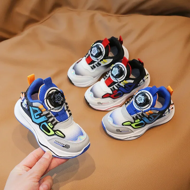 أطفال أحذية رياضية كاجوال شبكة تنفس الأولاد في الهواء الطلق احذية الجري عدم الانزلاق لينة وحيد الفتيات الأطفال أحذية رياضية موضة ملونة #2