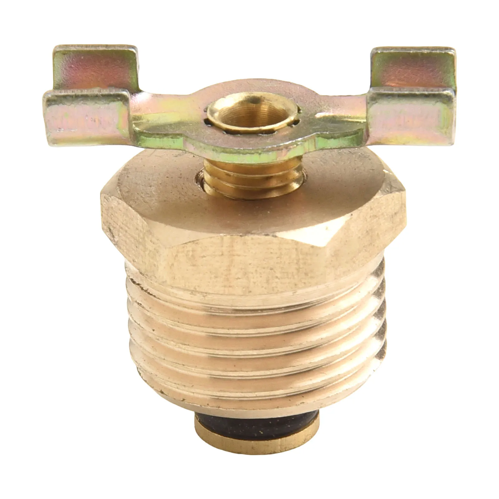 Brass Compression Air Tank Drain Valve with Standard NPT Threads 1/4 3/8 1/2 for Piston Compressor Applications