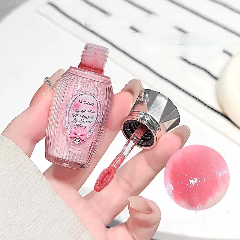 Vase Shape Water Light Lip Glaze, Mirror Lipstick Lip Gloss, Hydrating Moisturizing, Coloring Long Lasting Autum Winter Lipstick