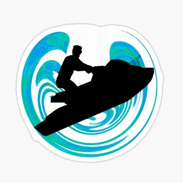Personality Logo Jet Ski Stickers Waterproof Decal Car Accessories Laptop Surfboard Decor Boat Accessories - view 4
