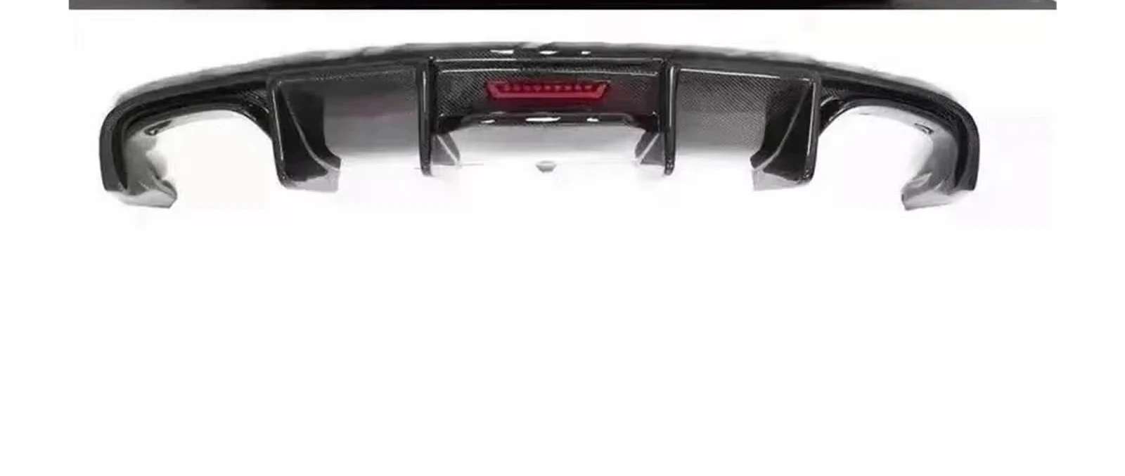 for Fast Shipping Car A5 S5 B8 Real Carbon Fiber Rear Bumper Diffuser Lip Splitter Spoiler for Audi A5 S5 B8 2008 2009 2010 2011
