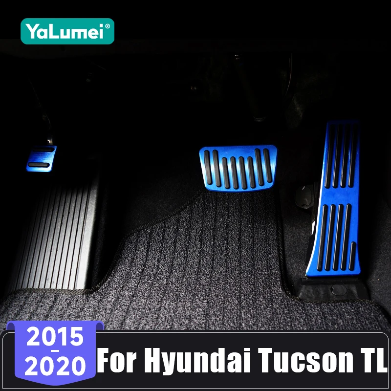 Für Hyundai Tucson TL 2015 2016 2017 2018 2019 2020 Auto Gaspedal Bremse Kupplung Anti-Rutsch-Pedal Pad Fußstütze Pedale Abdeckung