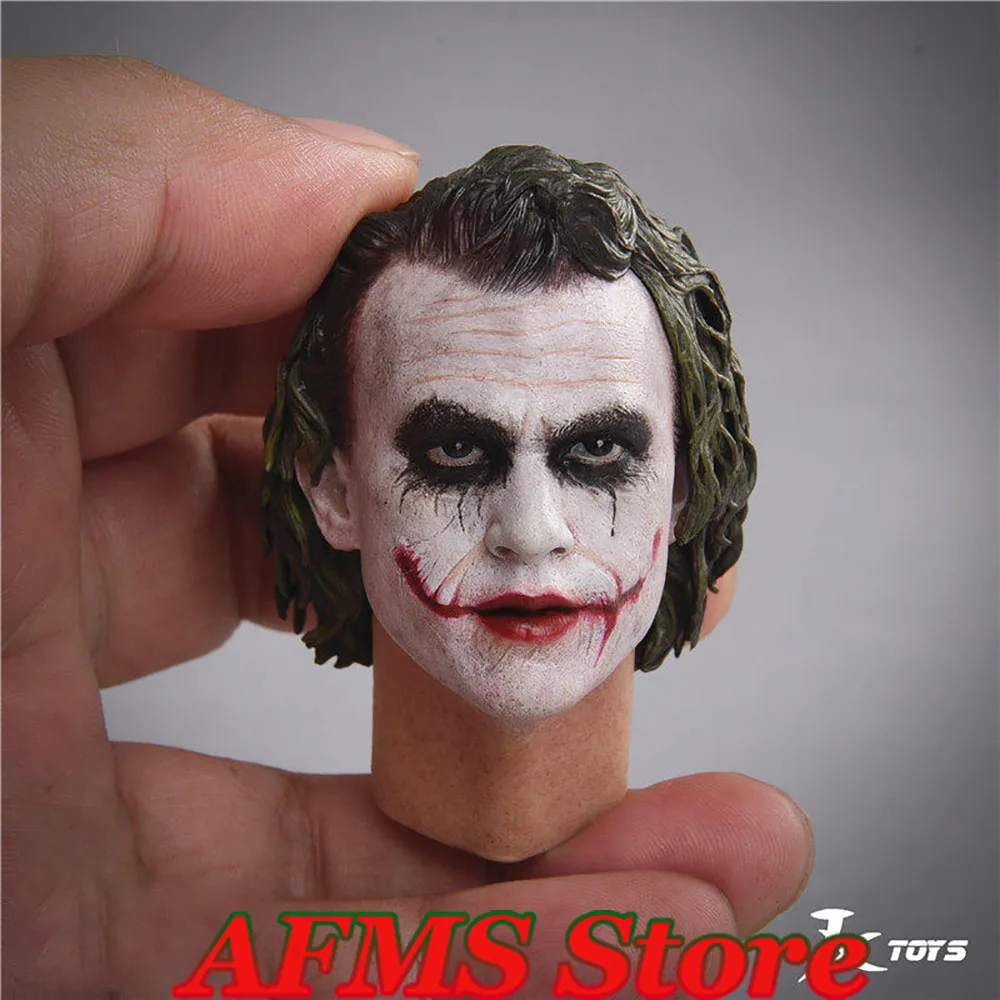 

Коллекционная фигурка JXTOYS в масштабе 1/6: скульптура головы Хита Леджера для 12-дюймовых мужских фигурок солдат