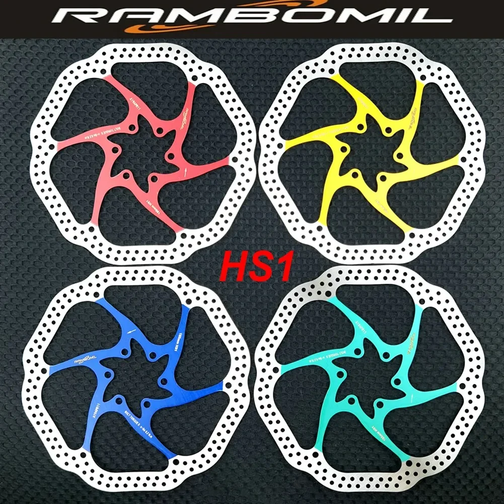 Professional MTB Brake Rotors Stainless Steel Material Full CNC Engraving & Milling Design Hole Core Diameter 44mm