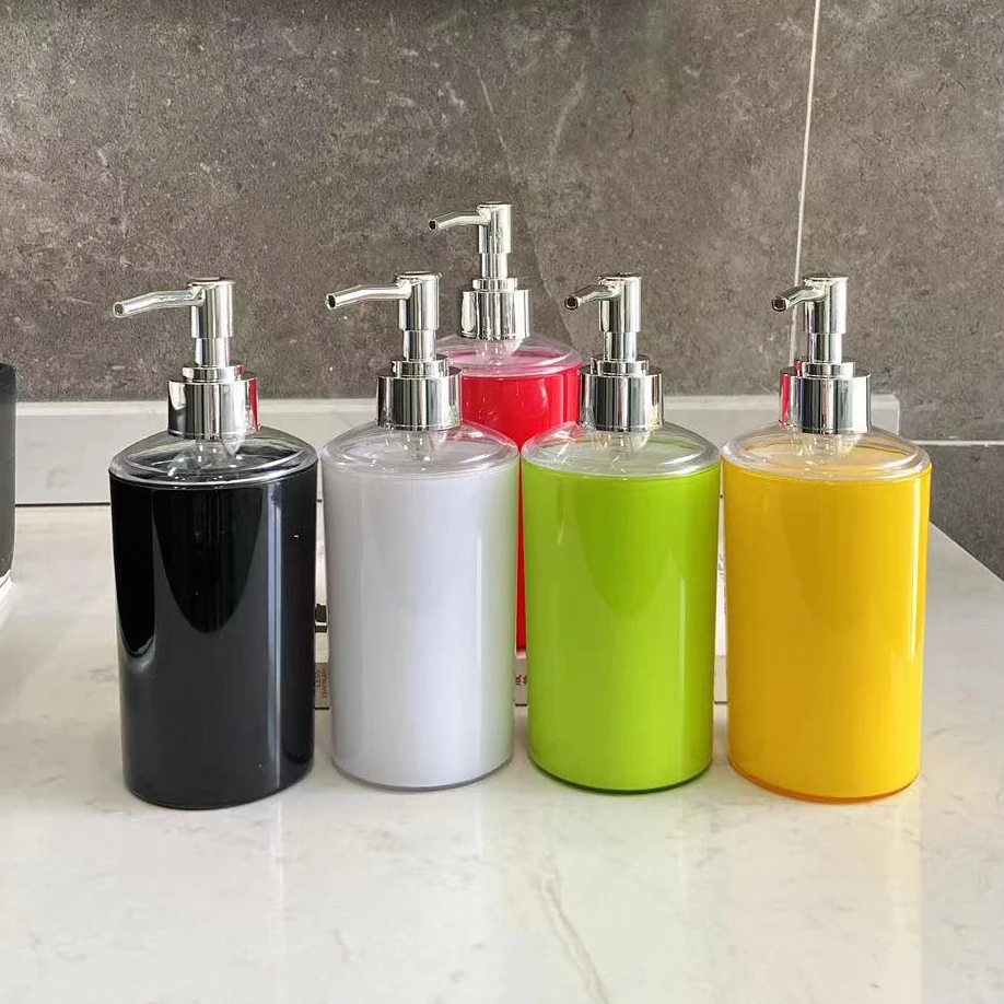 Bathroom Plastic Liquid Soap Dispensers 320ml Hand Sanitizer Bottle For Kitchen Lotion Storage Bottle