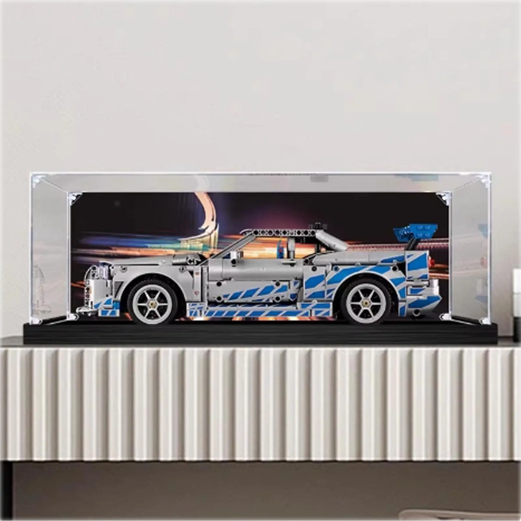 

Акриловая витрина для модели Lego 42210 Fast and Furious Racing, витрина для хранения витрины (только витрина)