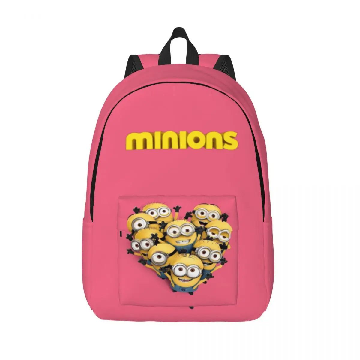 M-Minions Printed Lightweight Casual Schoolbag For School, Outdoor, Shopping, Office 15.7in 17.7in